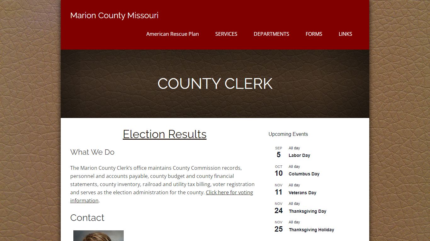 County Clerk – Marion County Missouri